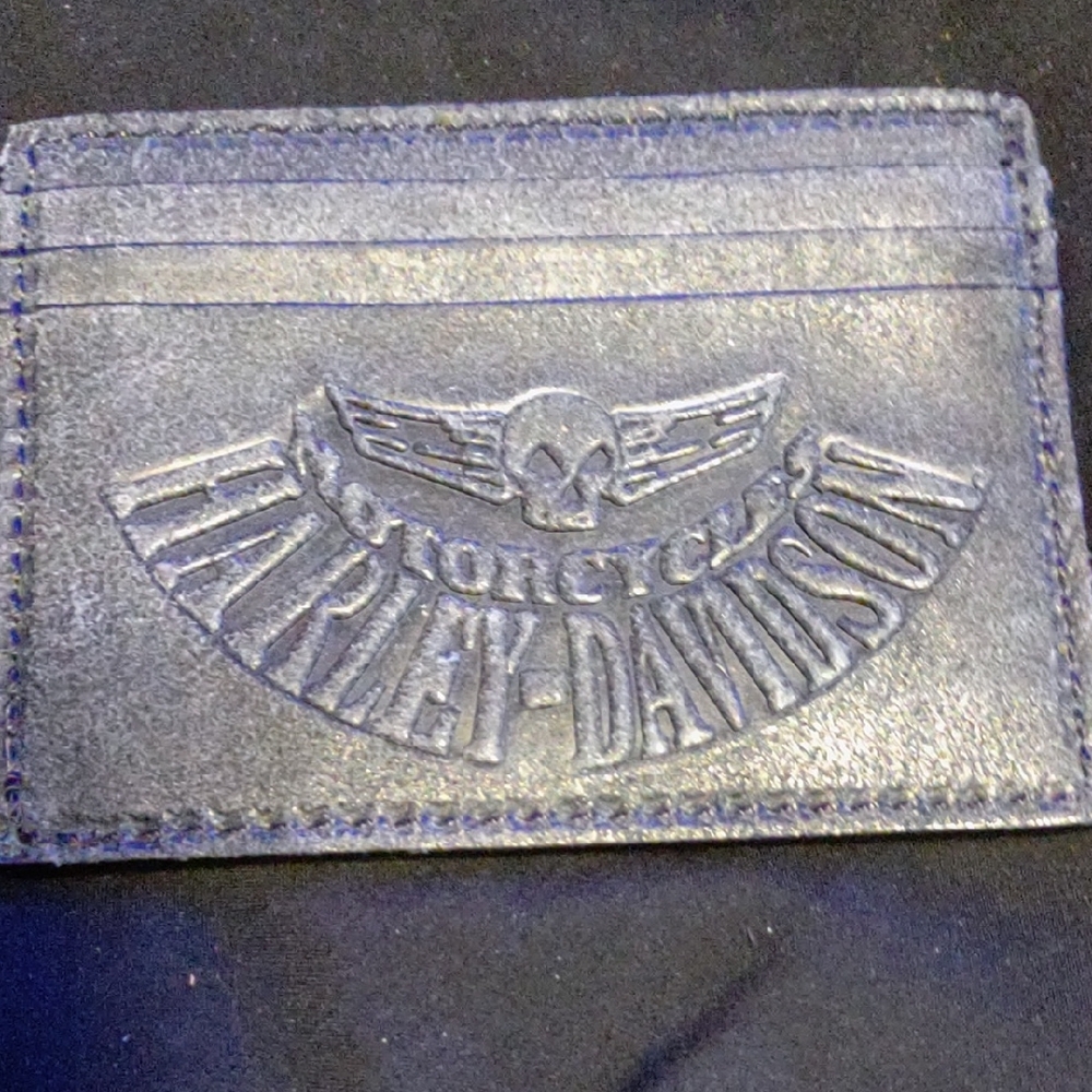 Harley-Davidson Willie G, Embossed Black Card Holder, NWOT